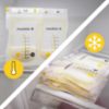 Picture of Medela Easy Pour Breastmilk Storage Bags, 210ml, Disposable Leakproof Breast Milk Bags with Milk Protection, Recyclable & BPA Free